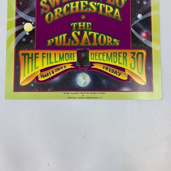 The Neville‎ Brothers Fillmore 1994 Original Concert Poster San Francisco 19x13 - Picture 5 of 10